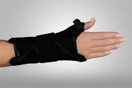 Attelle poignet ajustable avec support pour le pouce
