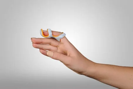 Attelle pour doigt en forme de grenouille