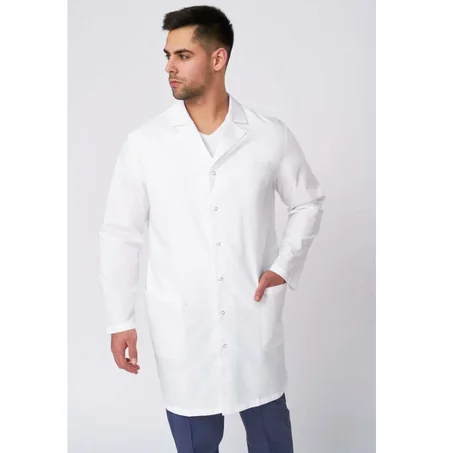 Blouse Blanche Longue pour Homme Col tailleur / OPTIMIUM PRO