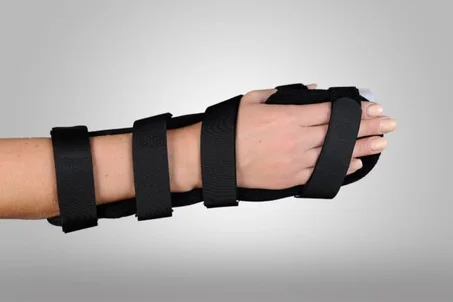 attelle de décharge thermoplastique