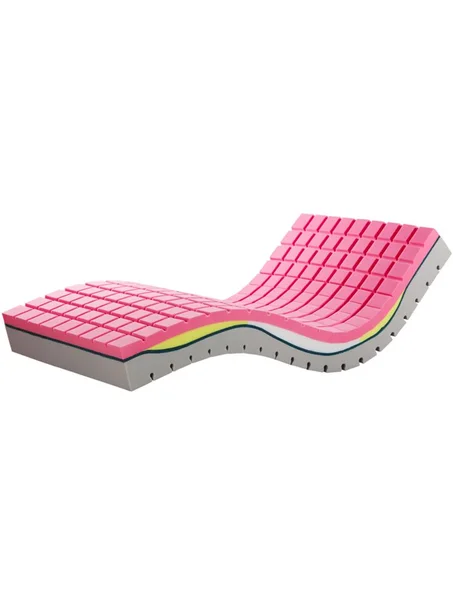Matelas thérapeutique anti-escarres monobloc