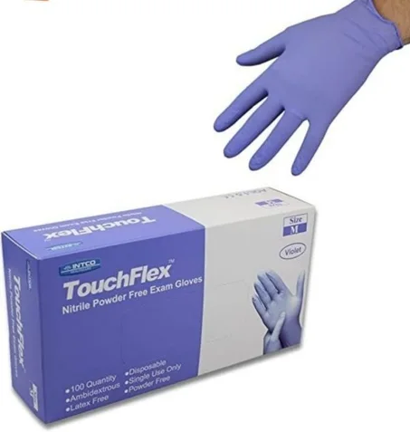TOUCHFLEX GANTS EN NITRILE ULTRA-VIOLET (S - M)