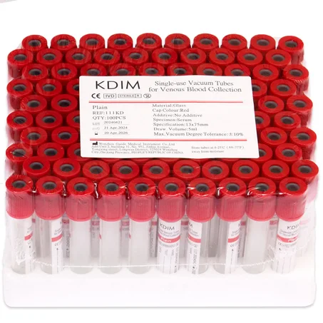 Tubes à Vide pour Prélèvement Sanguin / KDIM