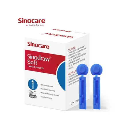SINOCARE 50 LANCETTES