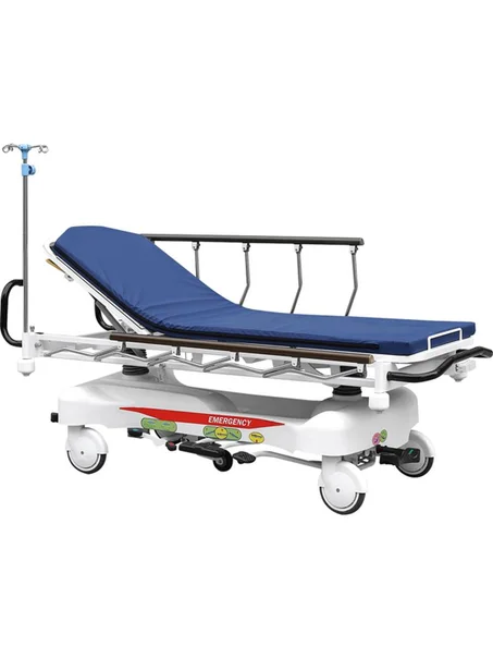 Chariot-brancard de transport de patient hydraulique