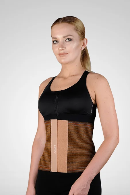 Corset en laine couleur chameau