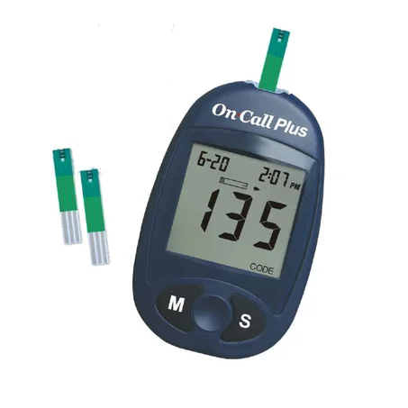 ON CALL PLUS LECTEUR DE GLYCÉMIE AVEC 10 BANDELETTES