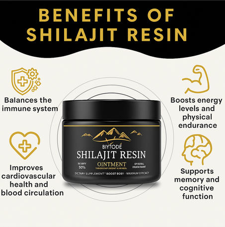Pure Himalayan Shilajit Resin – Natural Energy & Vitality Booster