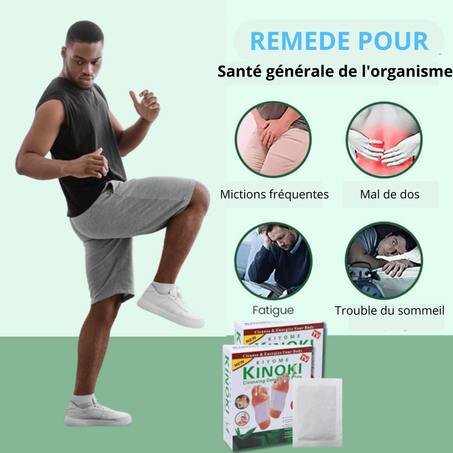 Patchs Détox Kinoki – Élimine les toxines, soulage et revitalise naturellement