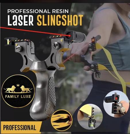 Lance-pierre de précision à visée laser – Puissance, précision et design innovant