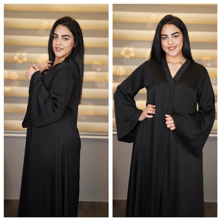 عباية لعشاق الأناقة و البساطة كتخليك تبدع فالتنسيقات و كتجي أنيقة فاللبسة