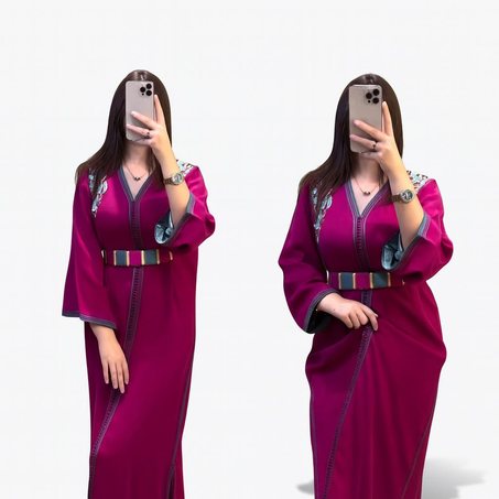 قفطان بالمضمة أنيق وفاخر بجودة عالية جداً