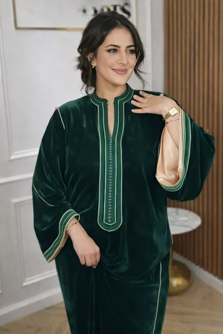 قفطان موبرة تاج 👑