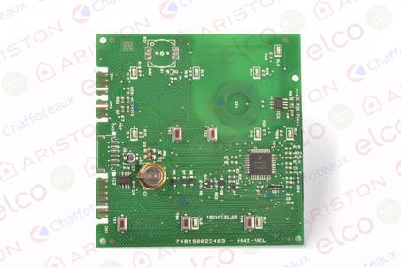 CARTE ELECTRONIQUE DE CONTROLE CHAUFFE EAU ARISTON VELIS EVO 50, 80, 100 L