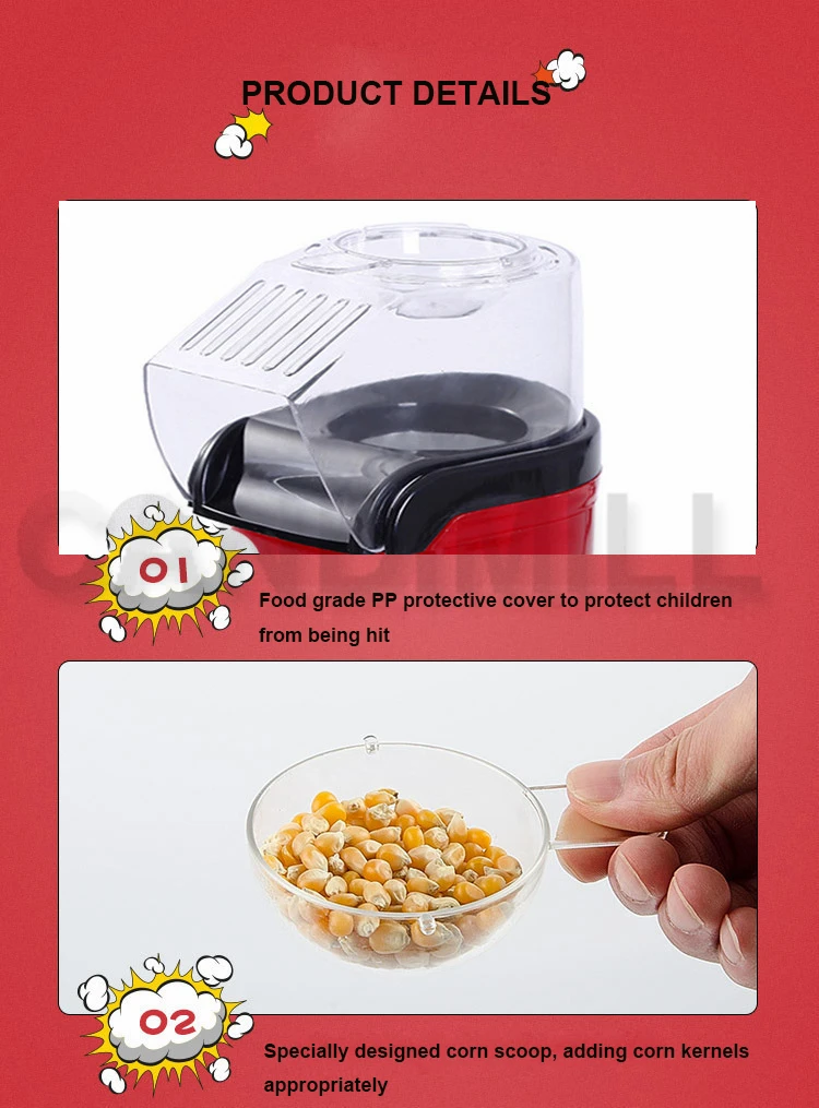 Household Popcorn Making Machine آلة صنع الفشار المنزلية