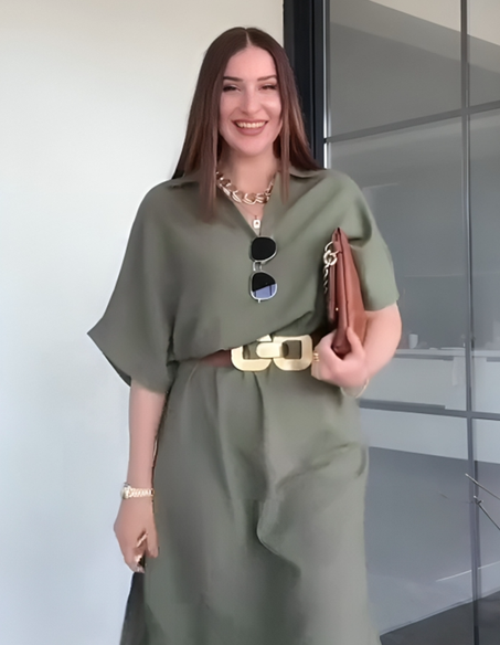 ✨ فستان صيفي خفيف وأنيق ✨