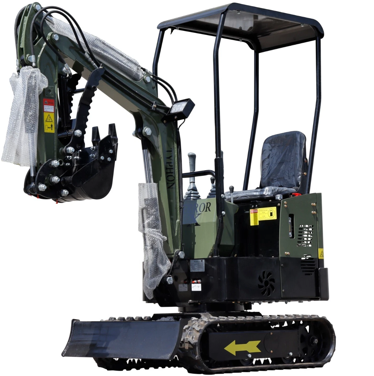 Mini Excavator 1 Ton Digger 13.5hp Gas Tracked Crawler B&S EPA Engine