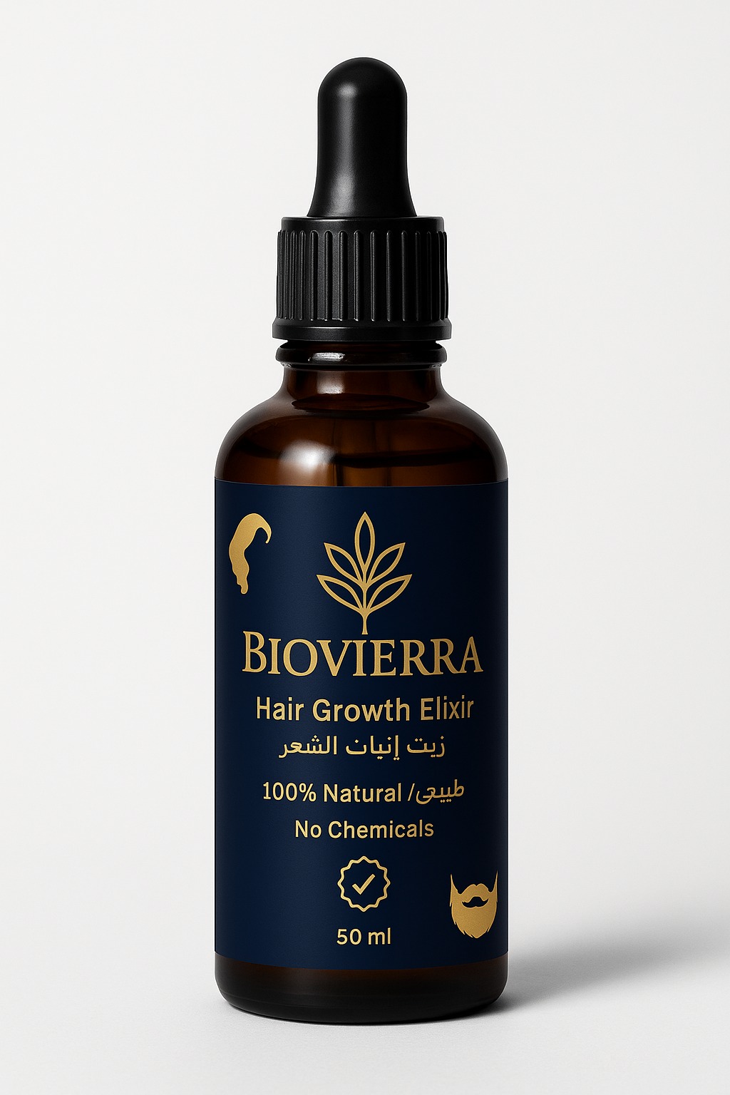 زيت نمو الشعر الطبيعي – تركيبة مركّزة لتعزيز نمو الشعر وتقوية الفروة I Natural Hair Growth Oil – Powerful Botanical Formula for Stronger, Fuller Hair