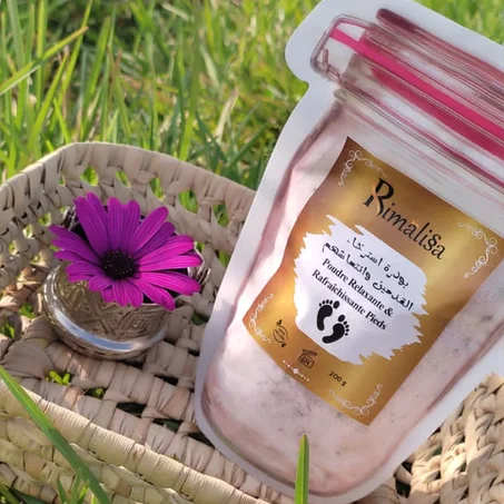 بودرة إسترخاء القدمين وانتعاشهم