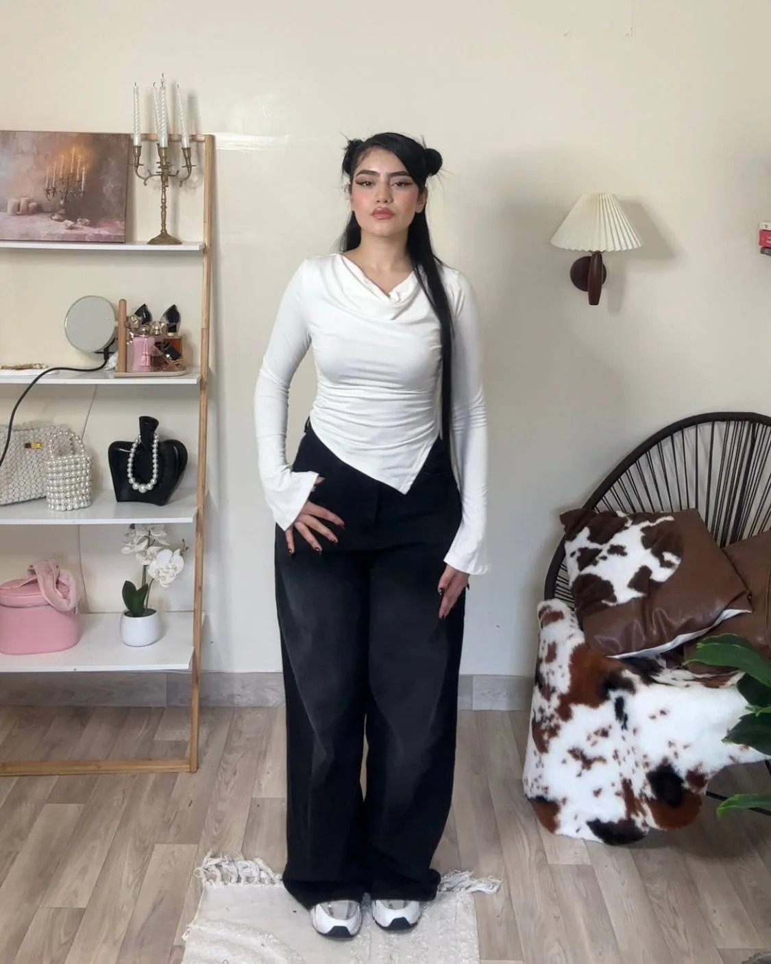 Baggy Wide Leg Denim Jeans