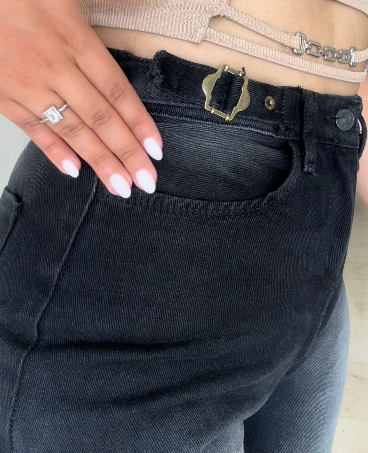Black Wide Leg jeans