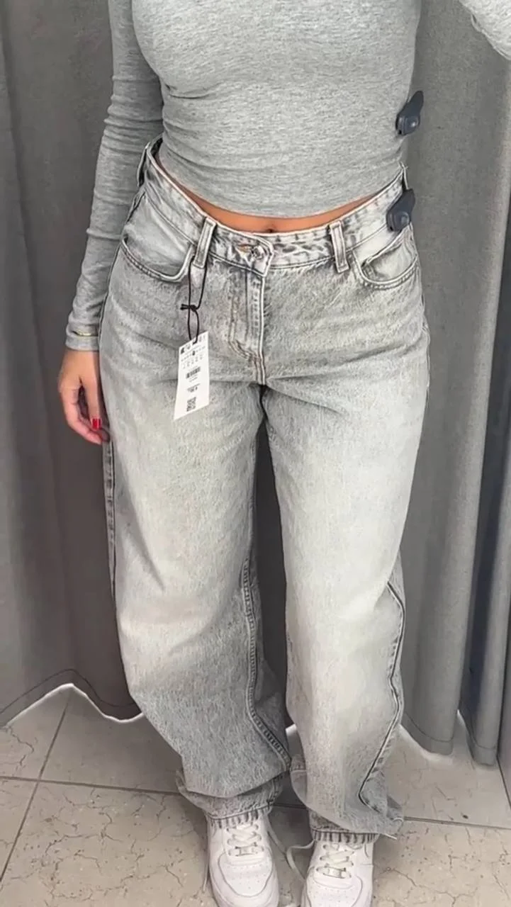 Gray baggy
