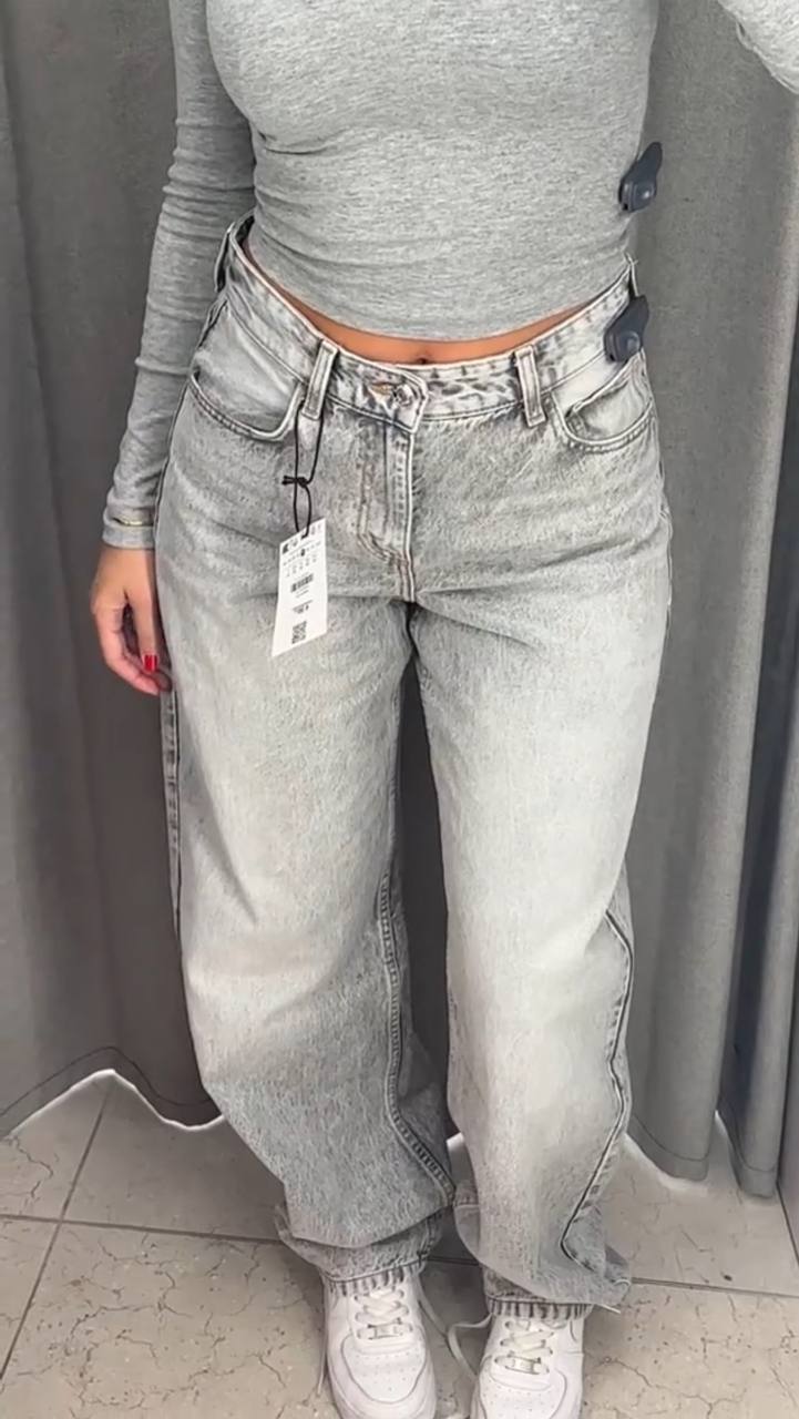 Gray baggy