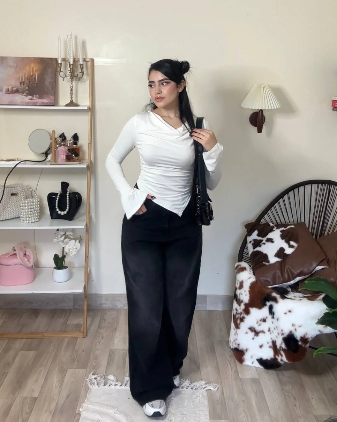 Baggy Wide Leg Denim Jeans