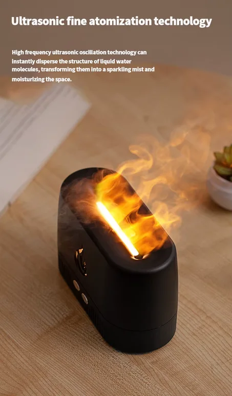 جهاز توزيع العطور بتأثير اللهب أسود