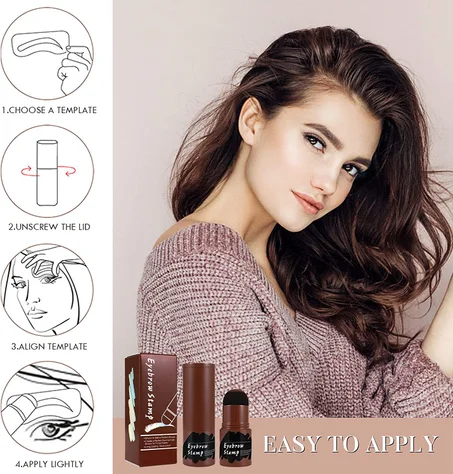 EyeBrow Stamp Shaping Kit - CH -مجموعة تشكيل الحواجب