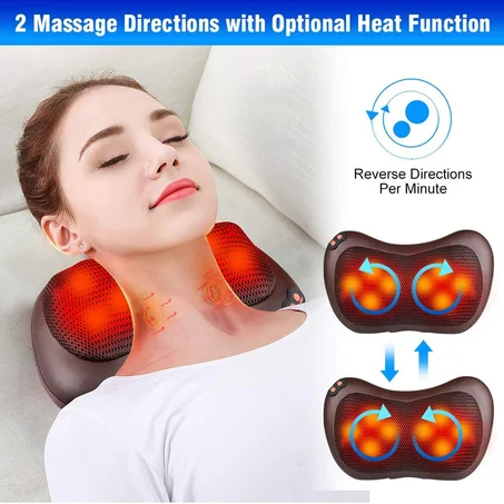 Coussin de massage pour cou, épaules, jambes