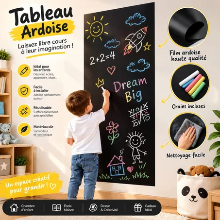 papier peint tableau noir