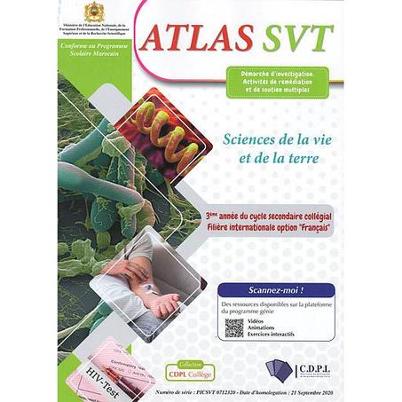Atlas SVT 3 ème année collège ‘’ filière internationale français ‘’ Collectif