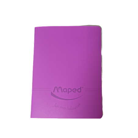 CAHIER PIQUE 96P  72G  A5 Séyes couverture  pp  MAPED