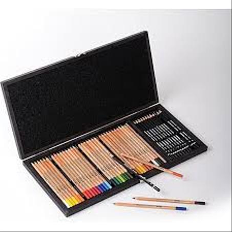COFFRET EN BOIS DE 49 PIECES Réf. L2004001