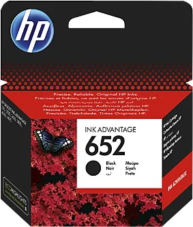 Cartouche HP 652 Noir - Vue 3