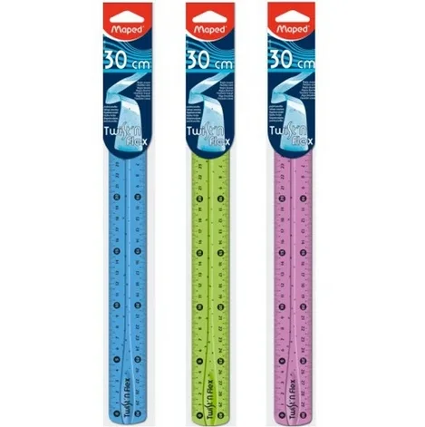 REGLE PLATE TWIST'N FLEX 30CM SACHET  -  MAPED - Vue 3