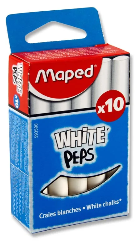 CRAIES BLANCHES X10 BOITE  -  MAPED - Vue 3