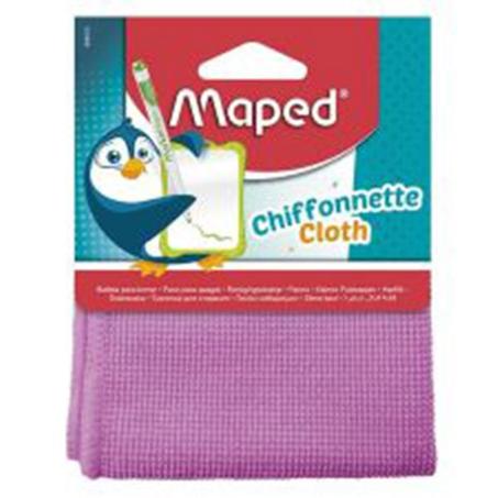 CHIFFONNETTE MICROFIBRE  ARDOISE  BLANCHE EN BLISTER - MAPED