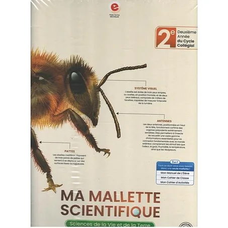 Ma Malette Scientifique 2AC SVT (Le Manuel+Le Cahier de classe+Le Cahier d'activités)