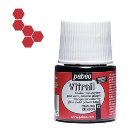 VITRAIL 12 PEBEO CRAMOISI 45ML