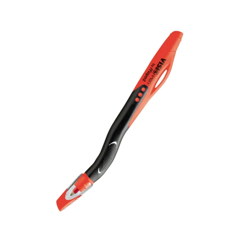 STYLO BILLE CAP VISIO GAUCHER ROUGE - MAPED - Vue 3