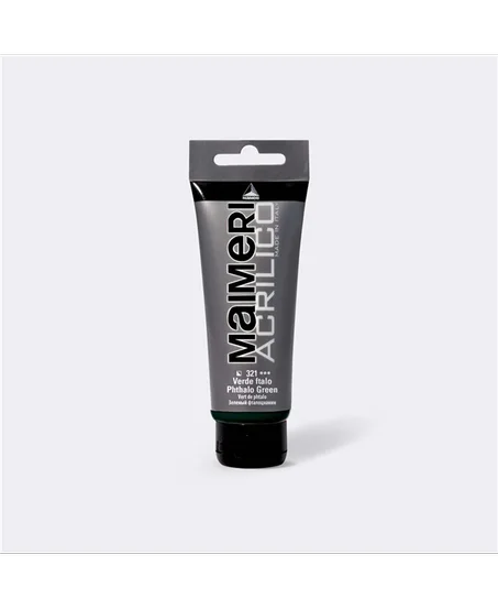 MAIMERI 321 ACRILIQUE VERT DE PHTALO 200 ML MADE IN ITALY