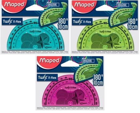 RAPPORTEUR TWIST'N FLEX 180/10CM SACHET - MAPED