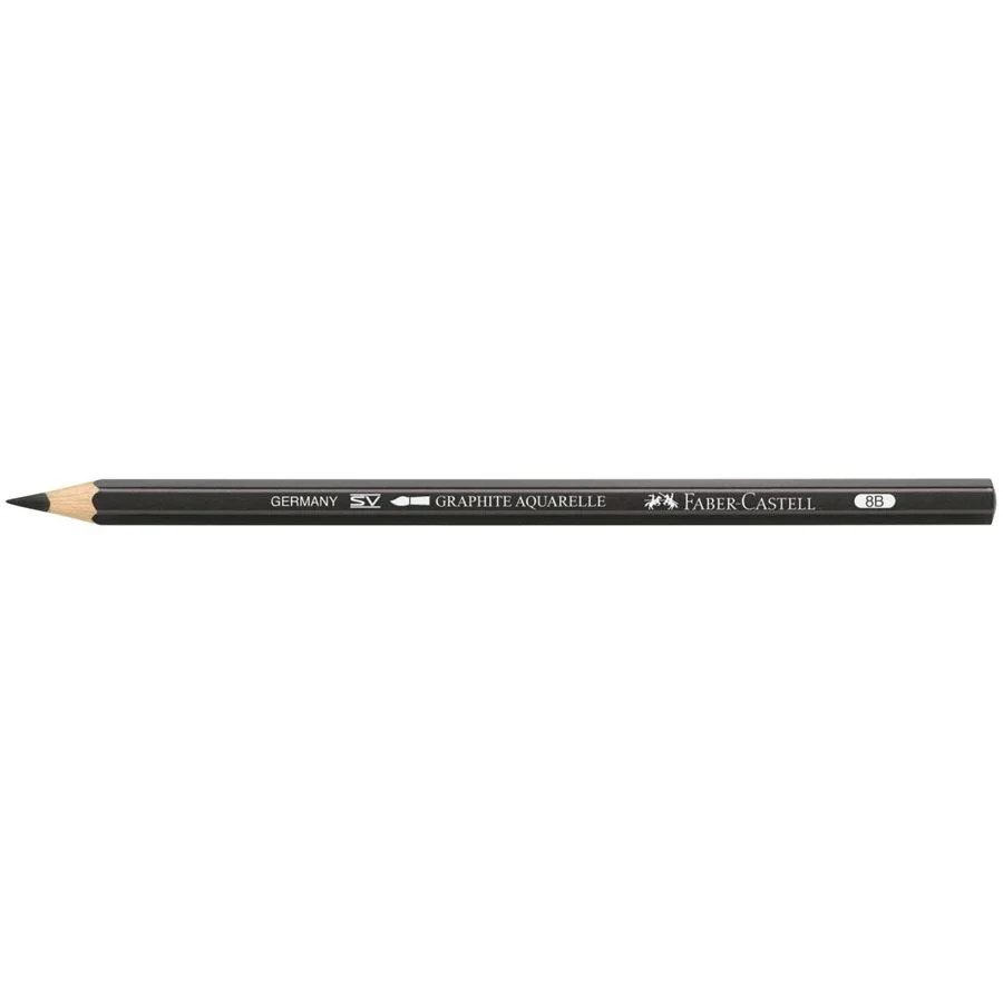 CRAYONS GRAPHITES AQUARELLE  8B  - FABER CASTELL - Vue 3