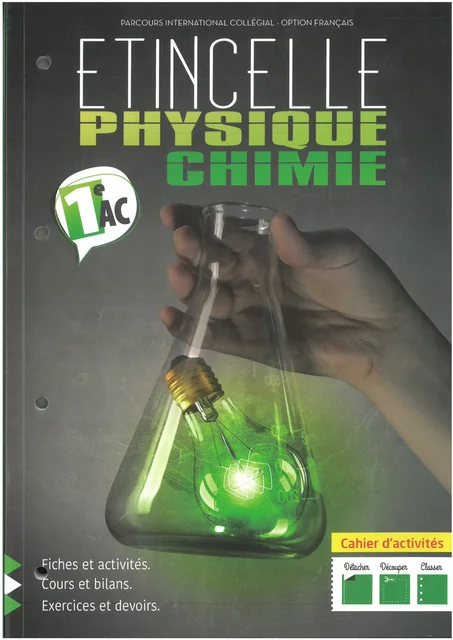 ETINCELLE PC CAHIER D'ACTIVITE 1AC