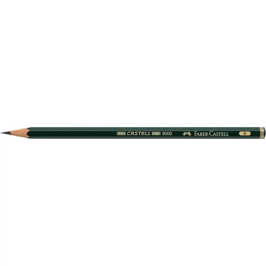 CRAYONS GRAPHITES D'ART 9000 B   - FABER CASTELL - Vue 3