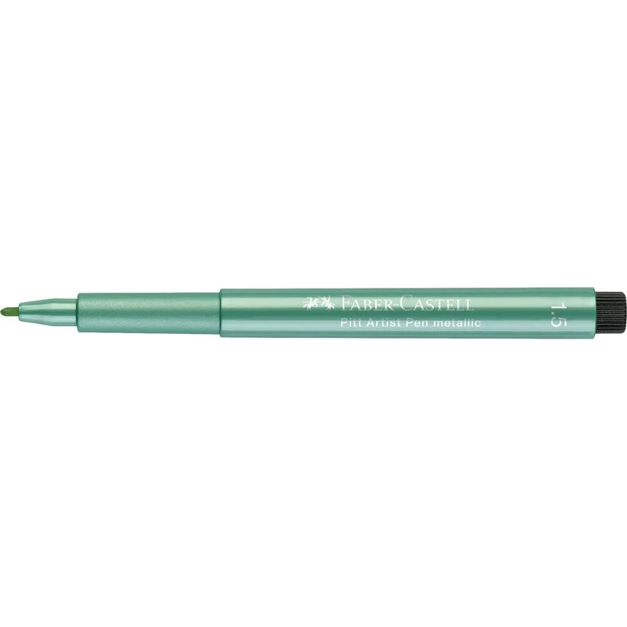 MARQEUR FABER CASTELL PITT ARTIST VERT METALIC 294 - Vue 3