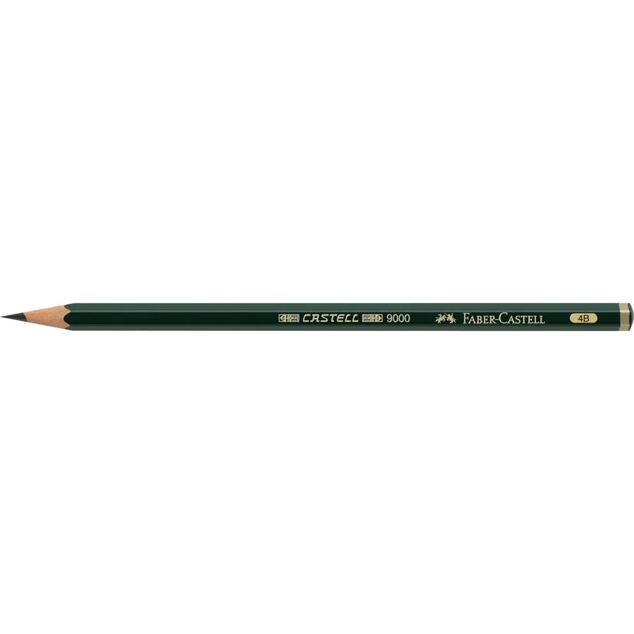 CRAYONS GRAPHITES D'ART 9000   4B   -  FABER CASTELL - Vue 3