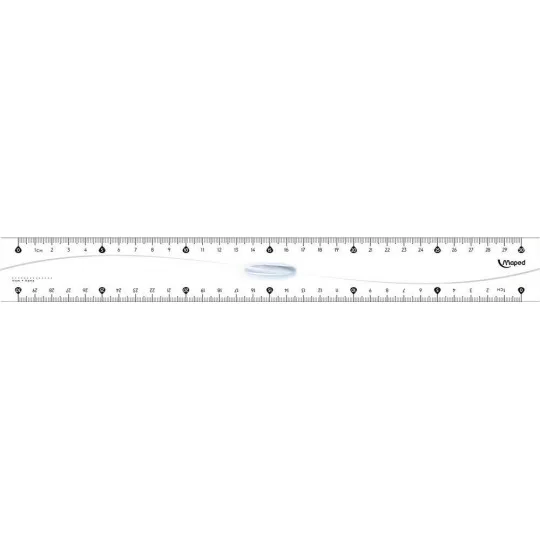 REGLE TRIPLE DECIMETRE ESSENTIALS SACHET - MAPED - Vue 3